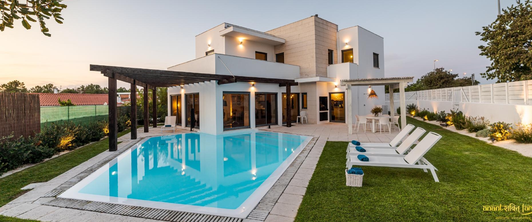 Luxury farmhouse at Anant Shakti Farms